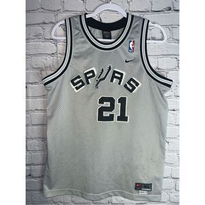 Tim Duncan #21 San Antonio Spurs Nike Authentic Jersey – Size XL +2 Length